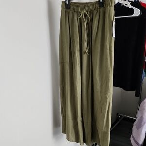 Vince Camuto Olive Wide Leg Pants